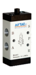 AIRTAC MANUAL VALVES, M3 SERIES BASIC UNIT (PLUNGER) 3 WAY 2 POSITION N.C, M5 PORTS